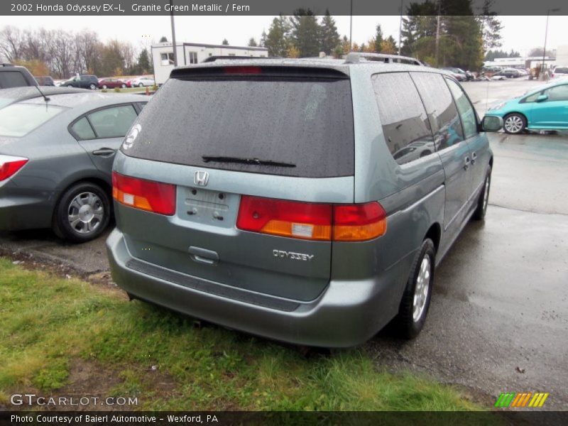 Granite Green Metallic / Fern 2002 Honda Odyssey EX-L