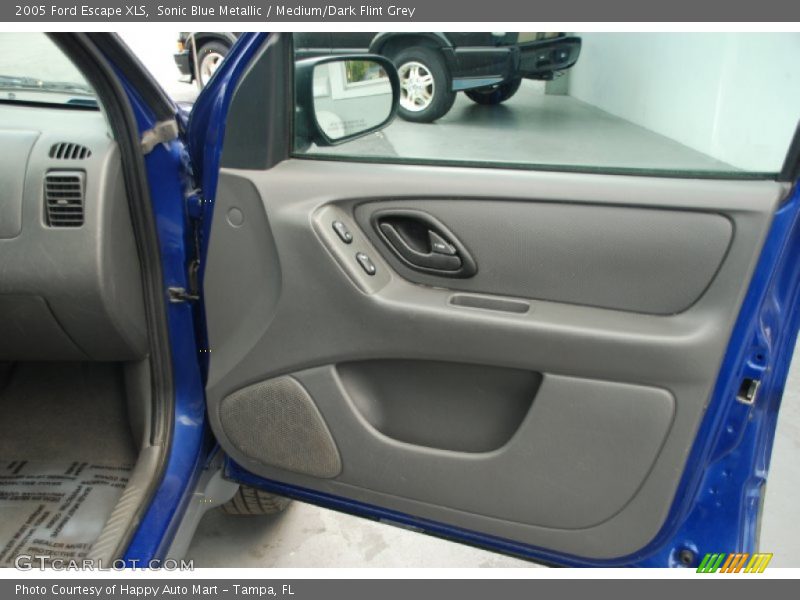Sonic Blue Metallic / Medium/Dark Flint Grey 2005 Ford Escape XLS