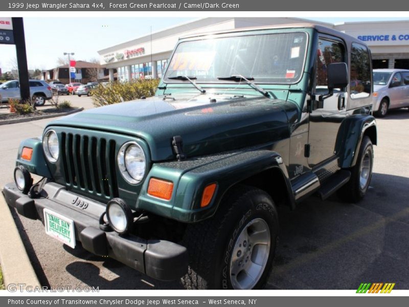 Forest Green Pearlcoat / Camel/Dark Green 1999 Jeep Wrangler Sahara 4x4