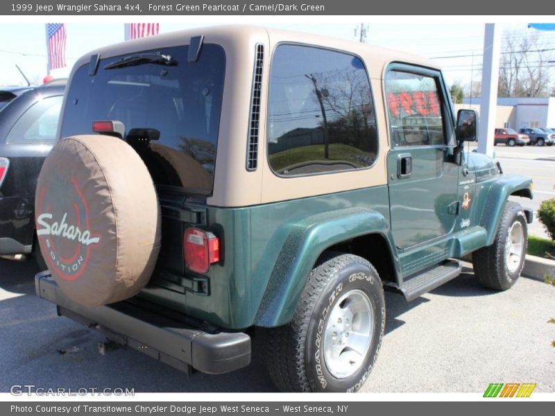 Forest Green Pearlcoat / Camel/Dark Green 1999 Jeep Wrangler Sahara 4x4