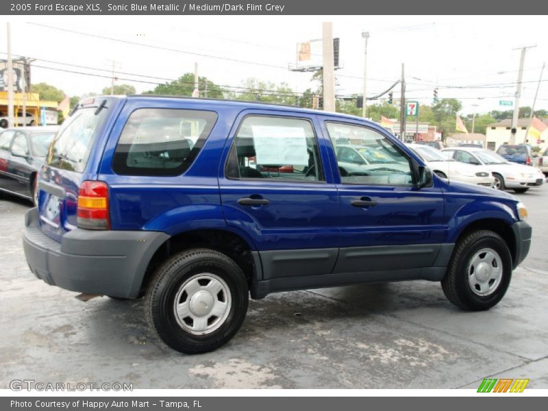 Sonic Blue Metallic / Medium/Dark Flint Grey 2005 Ford Escape XLS