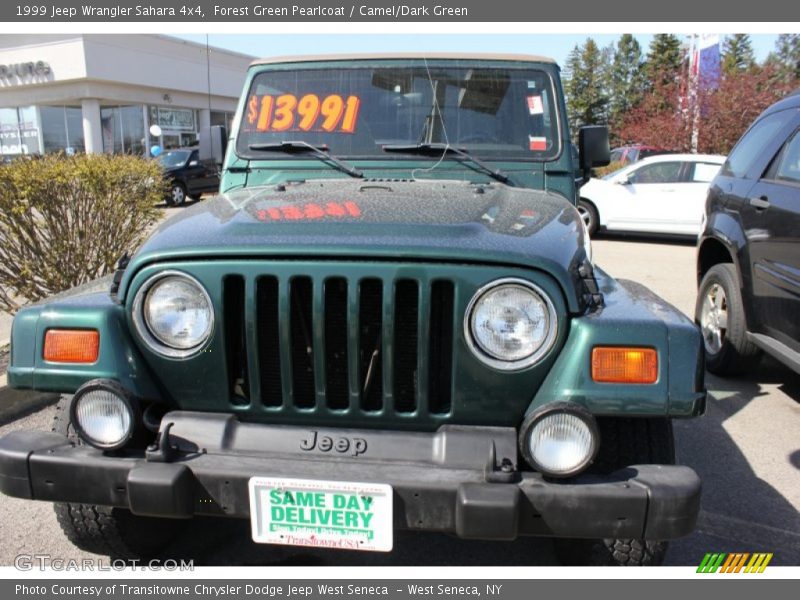 Forest Green Pearlcoat / Camel/Dark Green 1999 Jeep Wrangler Sahara 4x4