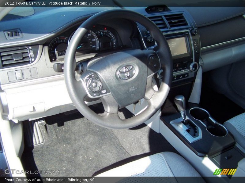 Attitude Black Metallic / Ivory 2012 Toyota Camry LE