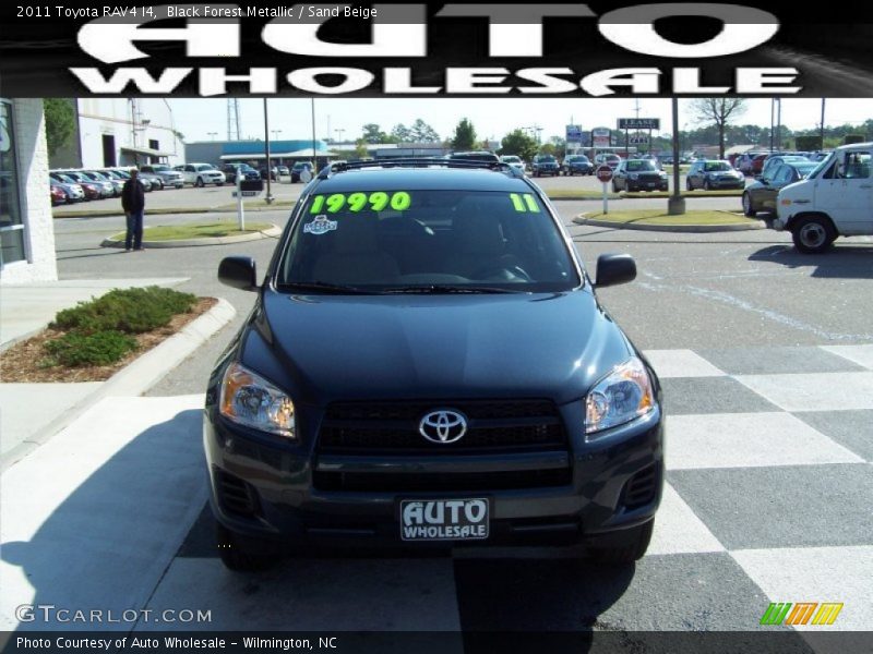 Black Forest Metallic / Sand Beige 2011 Toyota RAV4 I4