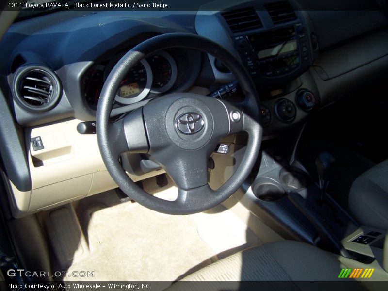 Black Forest Metallic / Sand Beige 2011 Toyota RAV4 I4