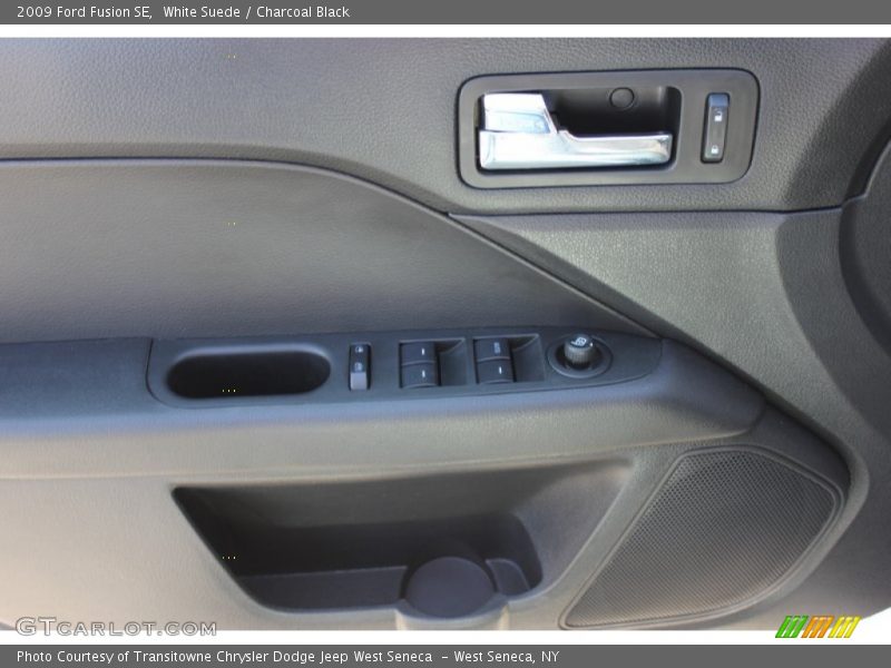 White Suede / Charcoal Black 2009 Ford Fusion SE
