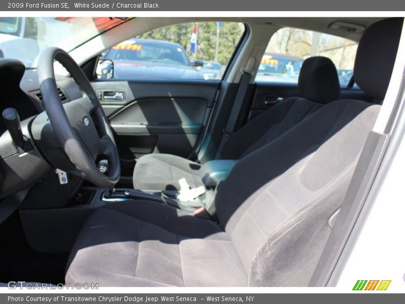White Suede / Charcoal Black 2009 Ford Fusion SE