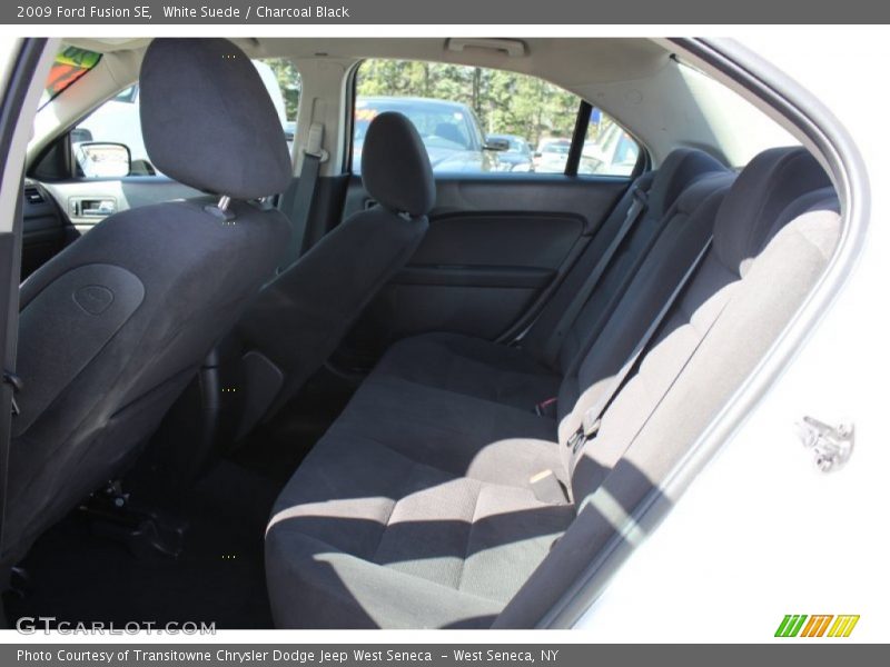 White Suede / Charcoal Black 2009 Ford Fusion SE