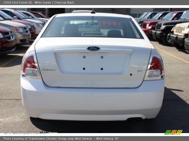 White Suede / Charcoal Black 2009 Ford Fusion SE