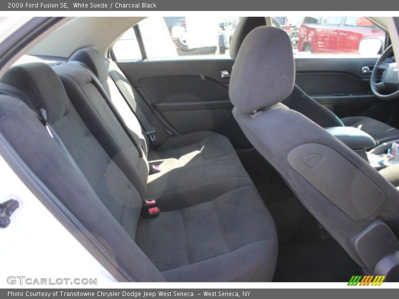 White Suede / Charcoal Black 2009 Ford Fusion SE