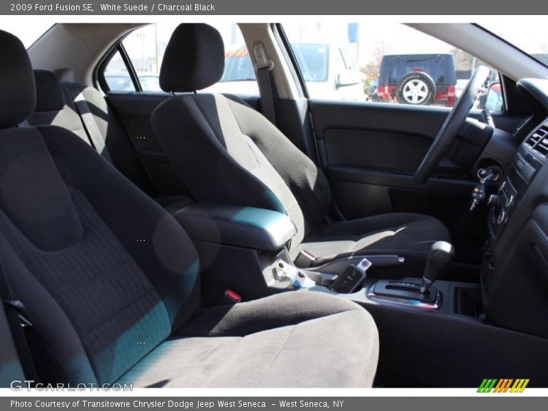 White Suede / Charcoal Black 2009 Ford Fusion SE