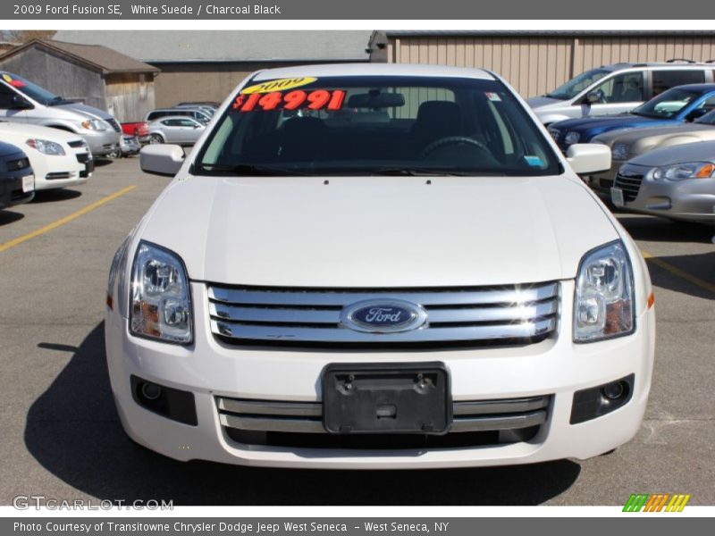 White Suede / Charcoal Black 2009 Ford Fusion SE