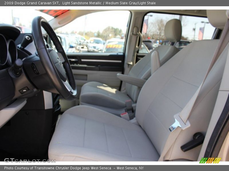Light Sandstone Metallic / Medium Slate Gray/Light Shale 2009 Dodge Grand Caravan SXT