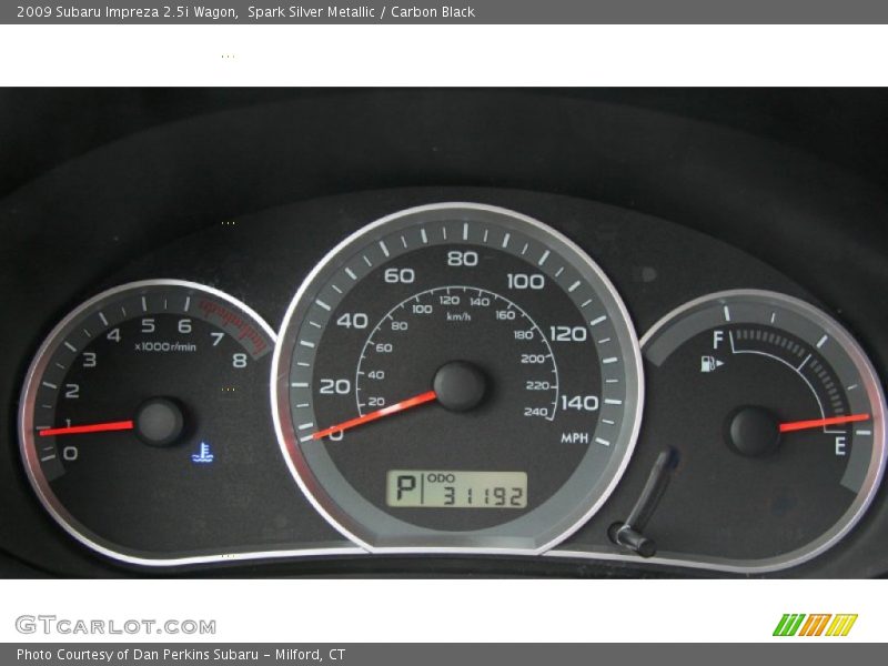 Spark Silver Metallic / Carbon Black 2009 Subaru Impreza 2.5i Wagon