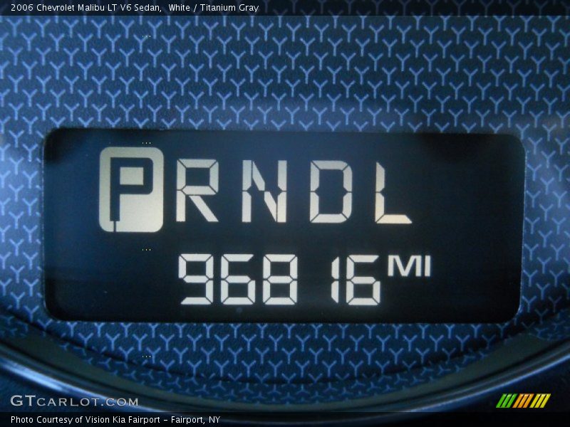 White / Titanium Gray 2006 Chevrolet Malibu LT V6 Sedan