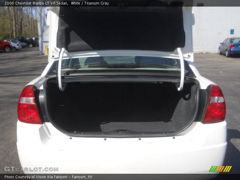 White / Titanium Gray 2006 Chevrolet Malibu LT V6 Sedan