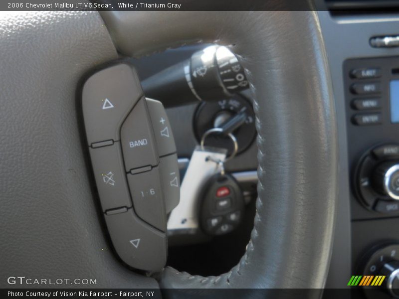 White / Titanium Gray 2006 Chevrolet Malibu LT V6 Sedan