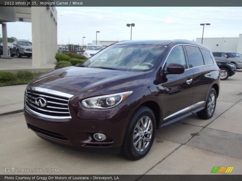 Midnight Garnet / Wheat 2013 Infiniti JX 35