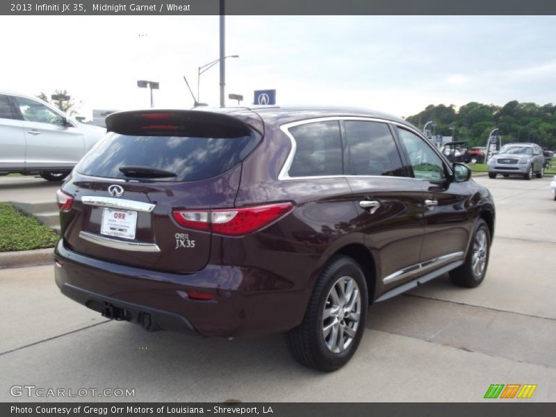 Midnight Garnet / Wheat 2013 Infiniti JX 35