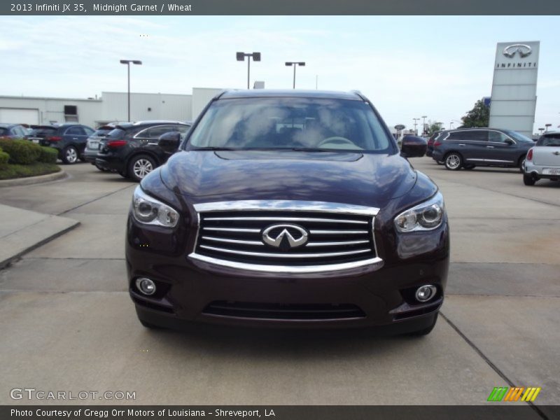 Midnight Garnet / Wheat 2013 Infiniti JX 35