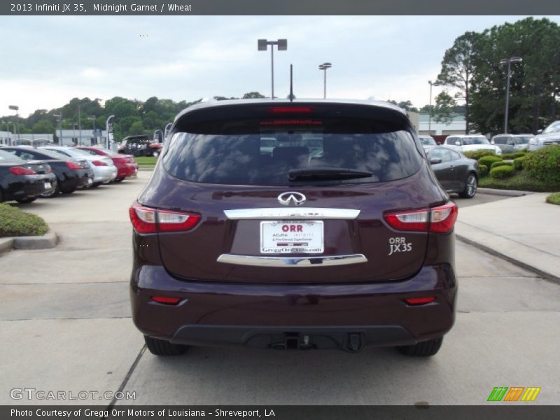 Midnight Garnet / Wheat 2013 Infiniti JX 35