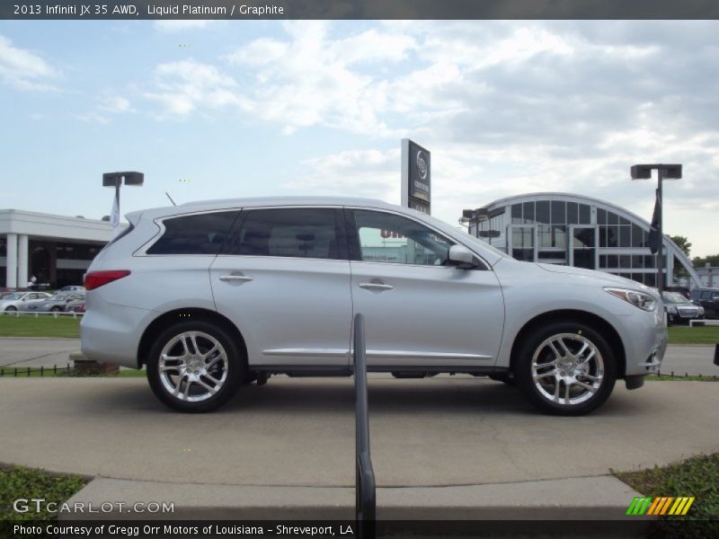 Liquid Platinum / Graphite 2013 Infiniti JX 35 AWD