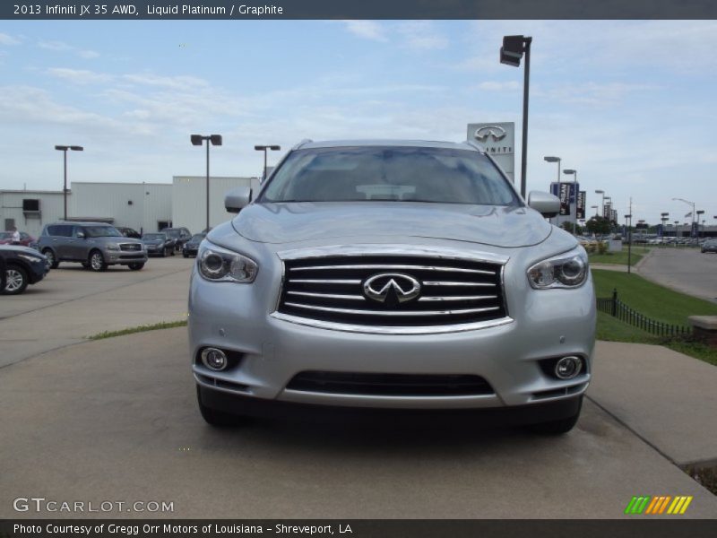 Liquid Platinum / Graphite 2013 Infiniti JX 35 AWD