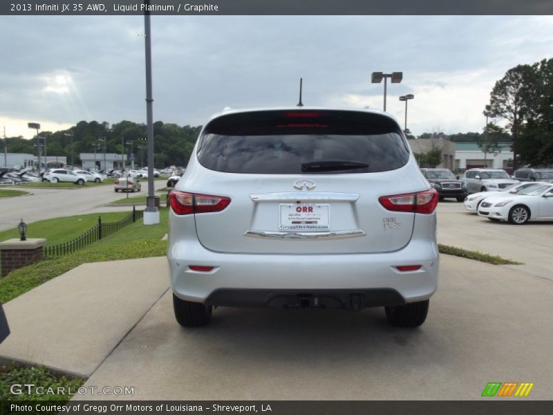 Liquid Platinum / Graphite 2013 Infiniti JX 35 AWD