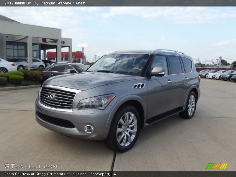Platinum Graphite / Wheat 2012 Infiniti QX 56