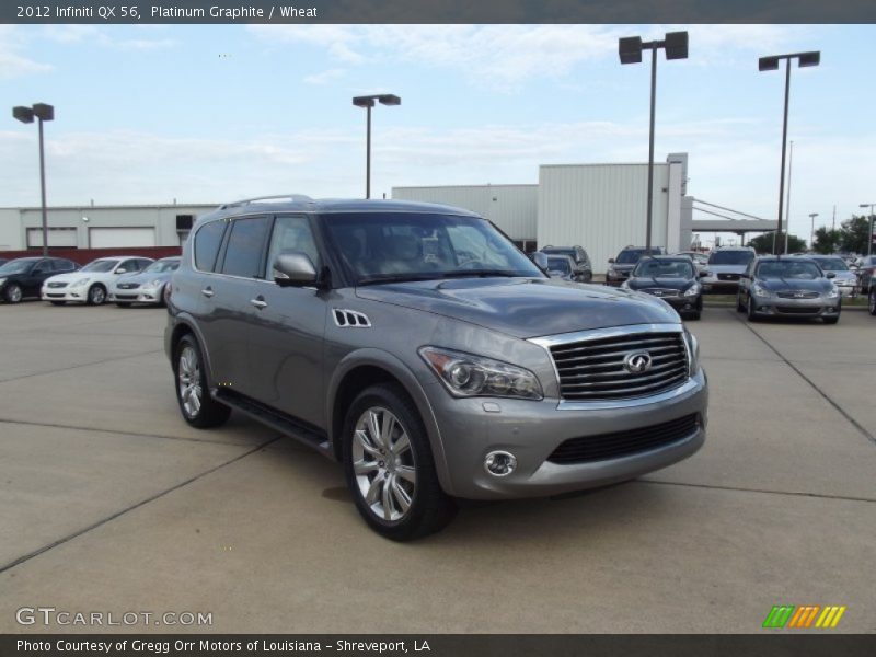 Platinum Graphite / Wheat 2012 Infiniti QX 56