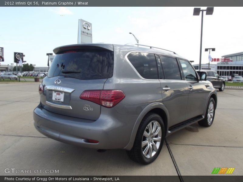 Platinum Graphite / Wheat 2012 Infiniti QX 56