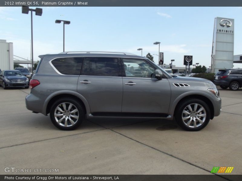 Platinum Graphite / Wheat 2012 Infiniti QX 56