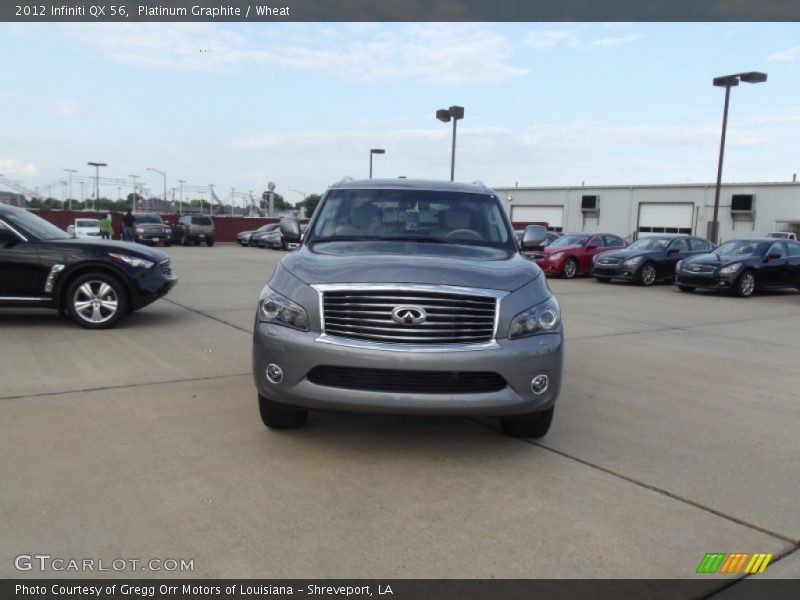 Platinum Graphite / Wheat 2012 Infiniti QX 56