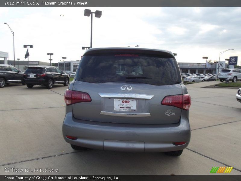 Platinum Graphite / Wheat 2012 Infiniti QX 56