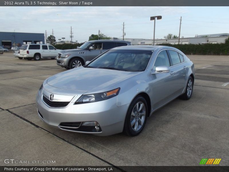 Silver Moon / Taupe 2012 Acura TL 3.5 Technology