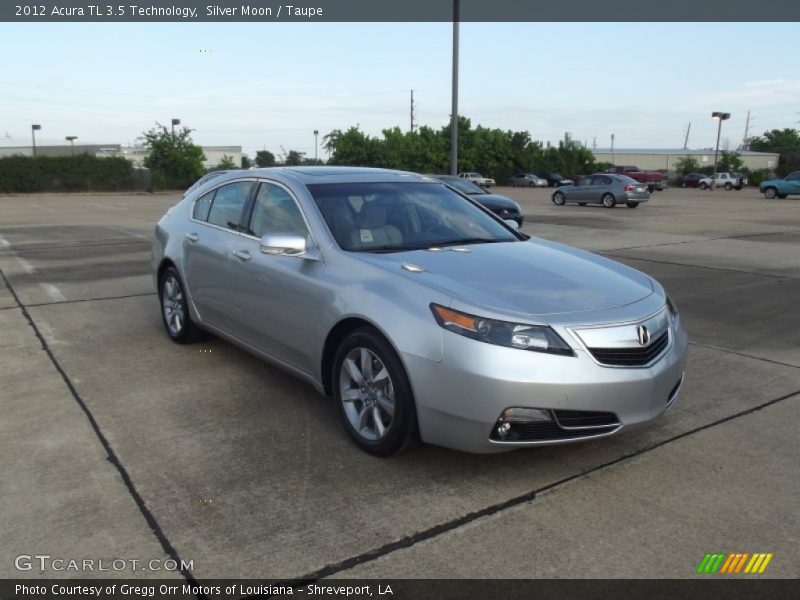 Silver Moon / Taupe 2012 Acura TL 3.5 Technology