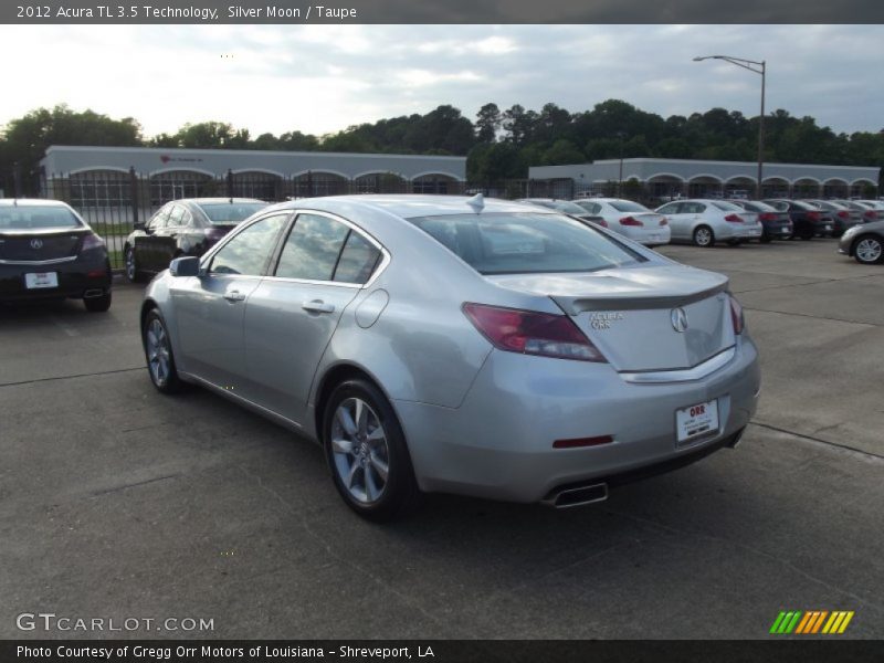 Silver Moon / Taupe 2012 Acura TL 3.5 Technology