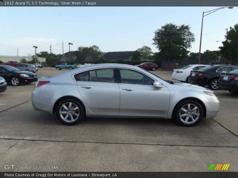 Silver Moon / Taupe 2012 Acura TL 3.5 Technology