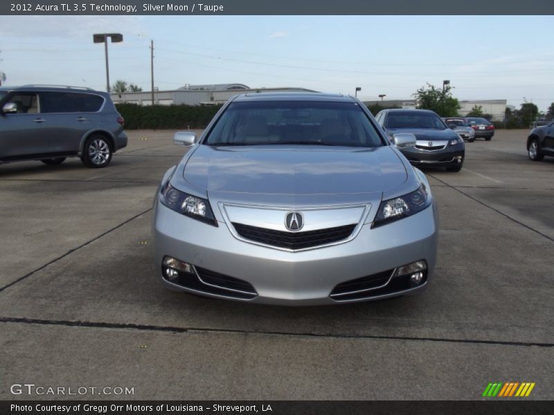 Silver Moon / Taupe 2012 Acura TL 3.5 Technology