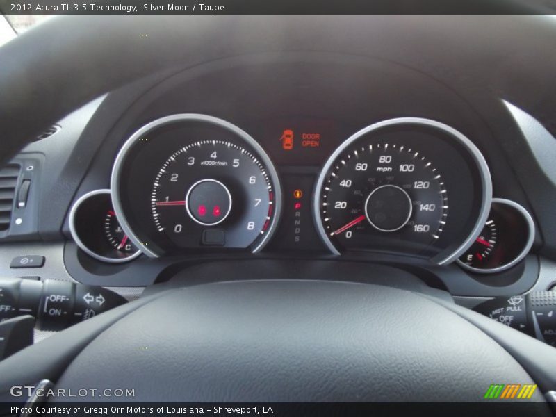 Silver Moon / Taupe 2012 Acura TL 3.5 Technology
