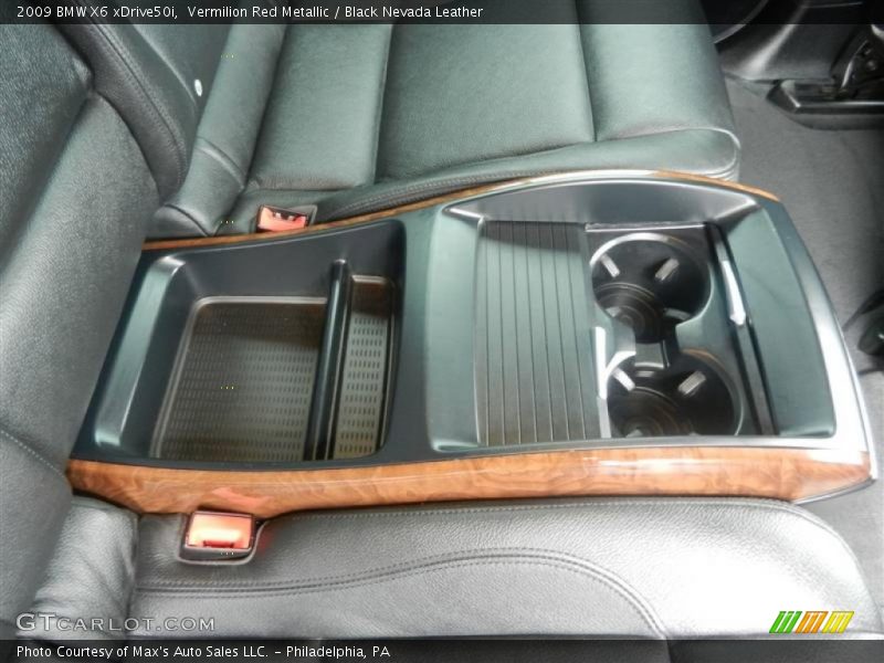 Vermilion Red Metallic / Black Nevada Leather 2009 BMW X6 xDrive50i