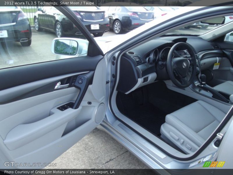 Silver Moon / Taupe 2012 Acura TL 3.5 Technology