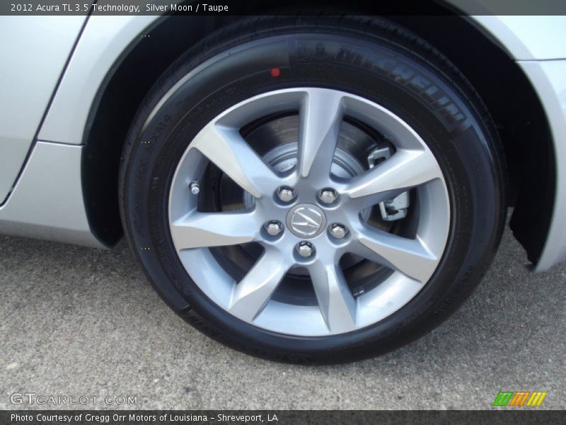 Silver Moon / Taupe 2012 Acura TL 3.5 Technology