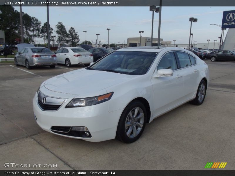 Bellanova White Pearl / Parchment 2012 Acura TL 3.5 Technology