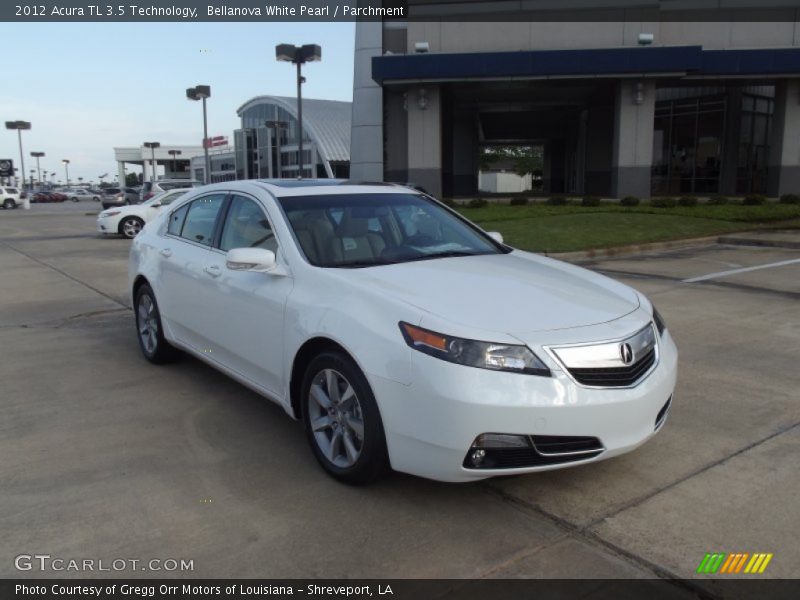 Bellanova White Pearl / Parchment 2012 Acura TL 3.5 Technology