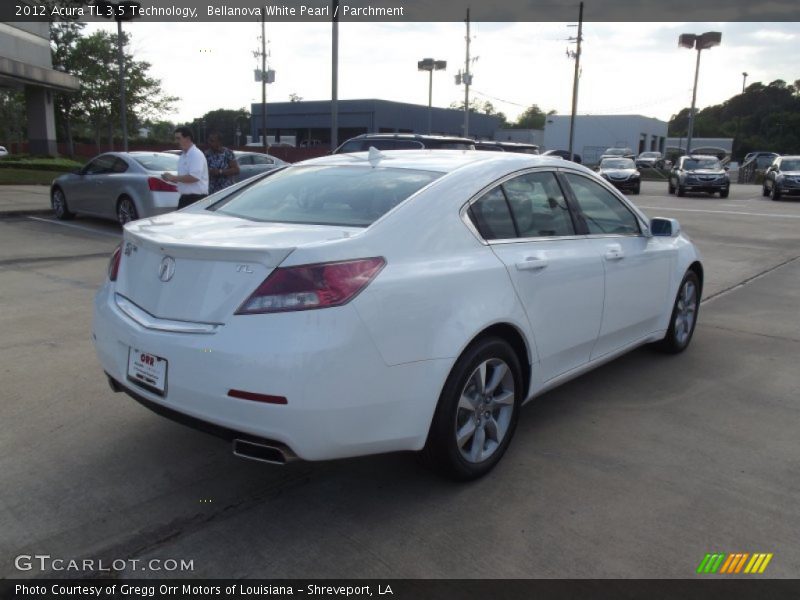 Bellanova White Pearl / Parchment 2012 Acura TL 3.5 Technology