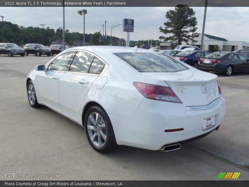 Bellanova White Pearl / Parchment 2012 Acura TL 3.5 Technology