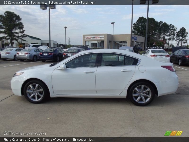 Bellanova White Pearl / Parchment 2012 Acura TL 3.5 Technology