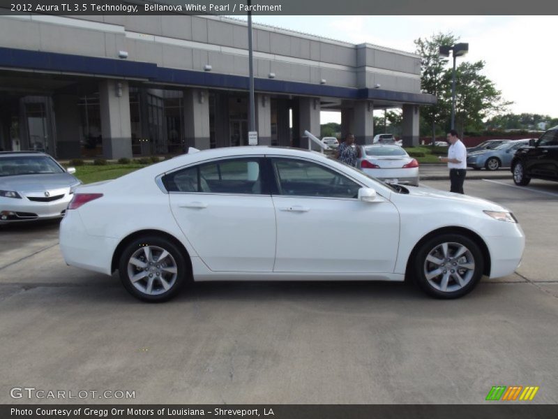Bellanova White Pearl / Parchment 2012 Acura TL 3.5 Technology
