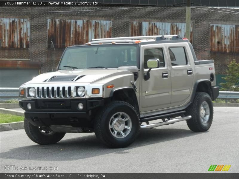 Pewter Metallic / Ebony Black 2005 Hummer H2 SUT